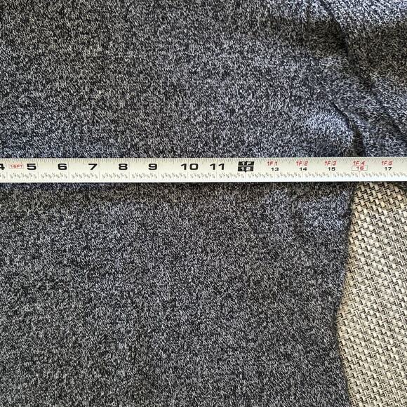 AQUA BLOOMINGDALE'S 100% Cashmere Black Beige Melange Knit Crew Neck Pullover S - Picture 4 of 5